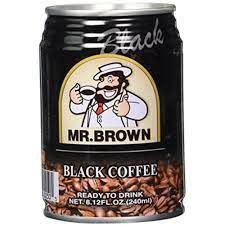 ცივი ყავა Mr. Brown Black coffee 240 მლ / 025616402505