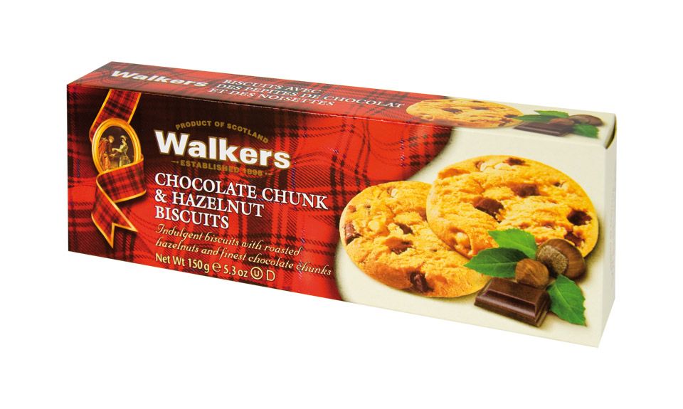 ორცხობილა Walkers თხილით 150 გრ