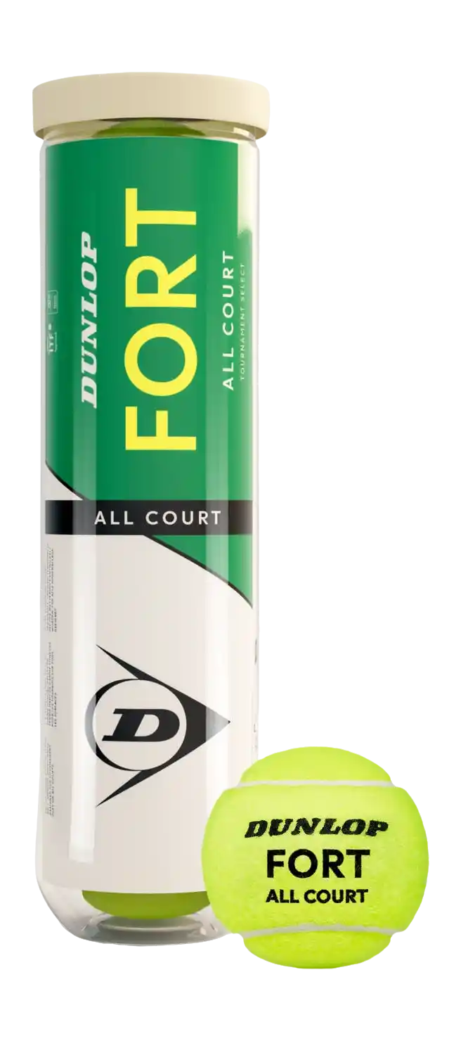 DUNLOP- ჩოგბურთის ბურთი - FORT ALL COURT/TIN(4ც. ბურთი)