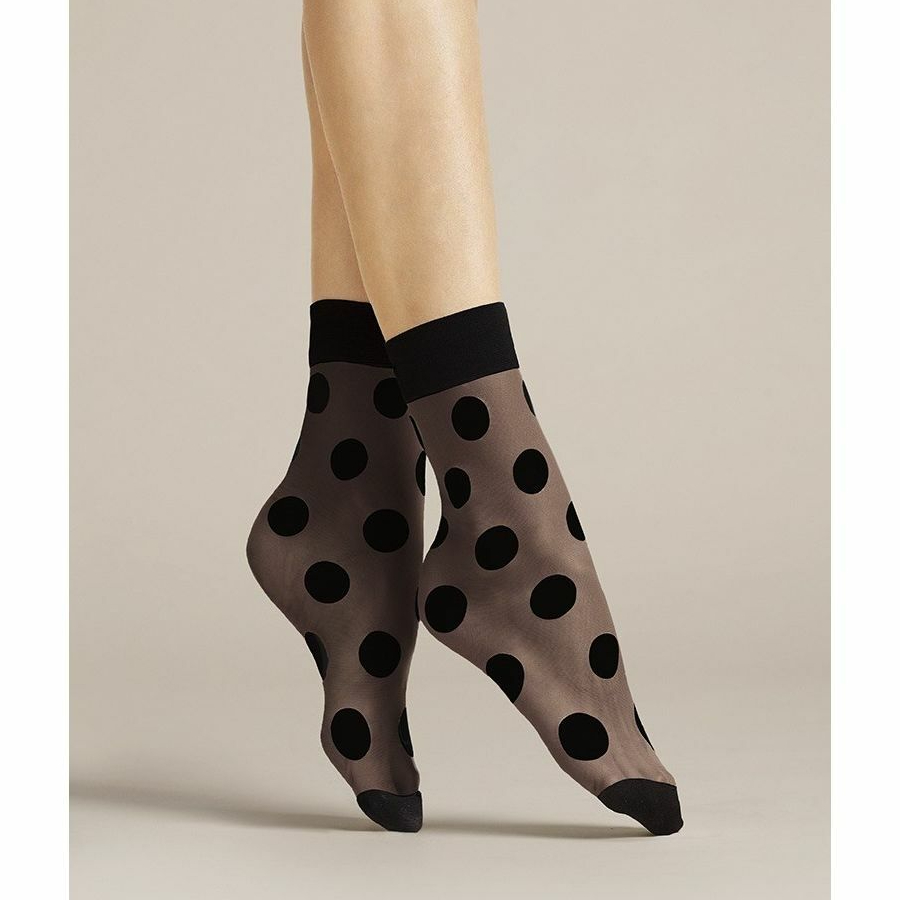 FIORE წინდა VIRGINIA - 20 den black (ფიორე)