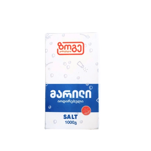 მარილი ზოგე სუფრის 1კგ