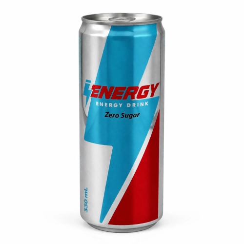 ენერგეტიკული სასმელი iENERGY უშაქრო 0,33ლ