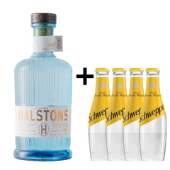Summer pack - Halstons Gin 0,7 L + 4x Schweppes