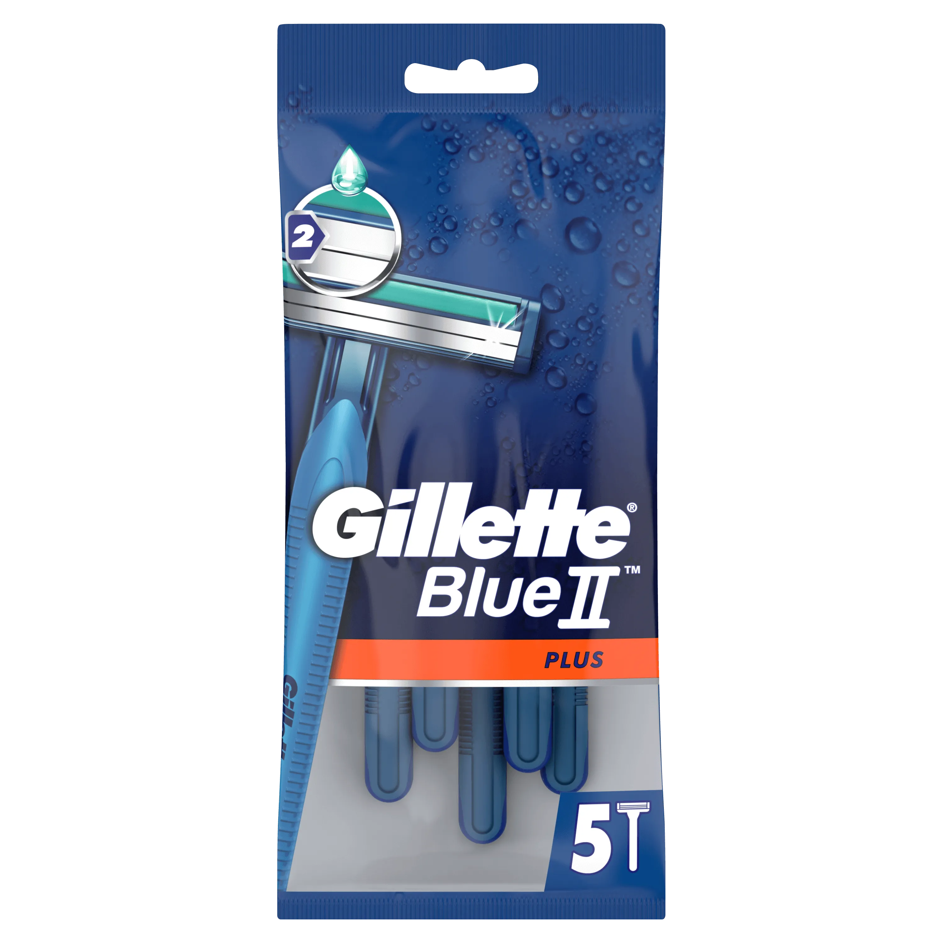 GILLETTE BLUE 2 ერთჯერადი საპარსი 5 ც (ჯილეტი)