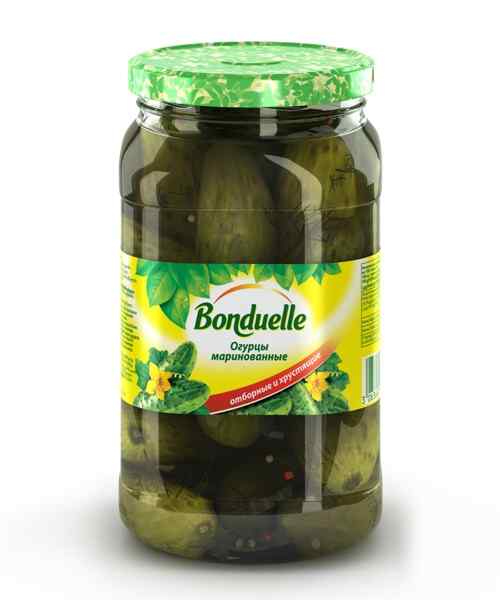 Bonduelle- კიტრის მწნილი 720მლ
