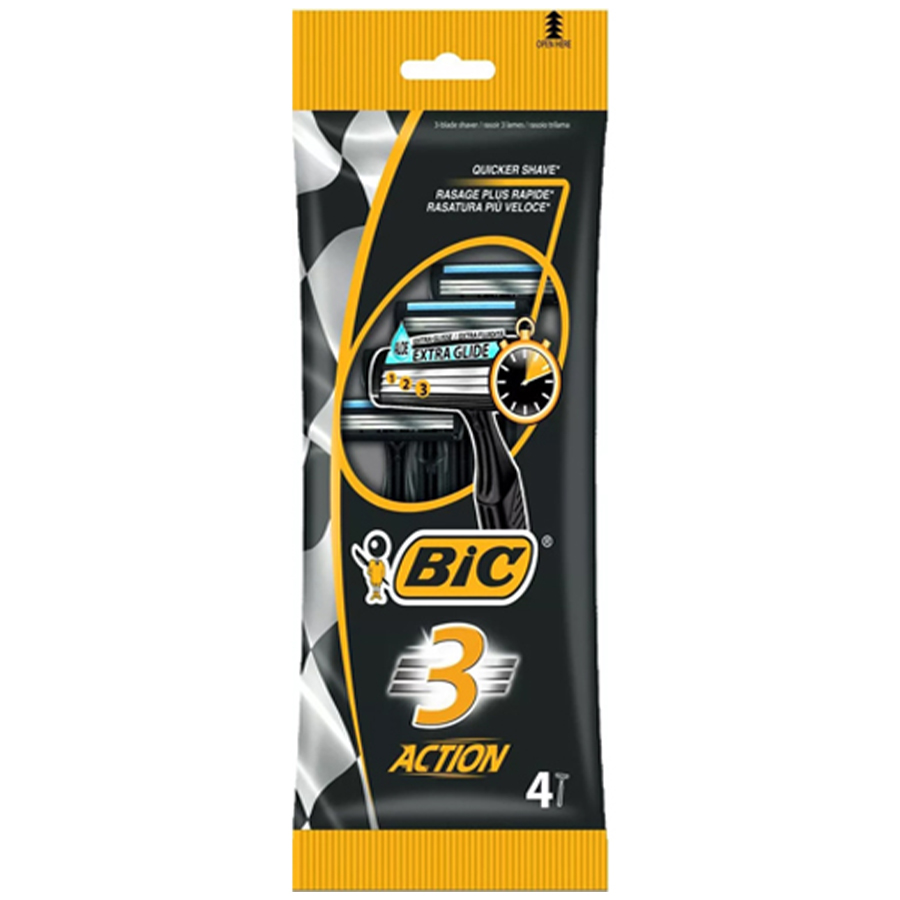BIC ერთჯერადი საპარსი 4 ც (ბიგი)