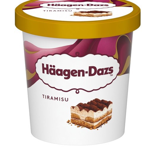 ნაყინი / HAAGEN DAZS / რომით და ტირამისუთი 8*420 მლ