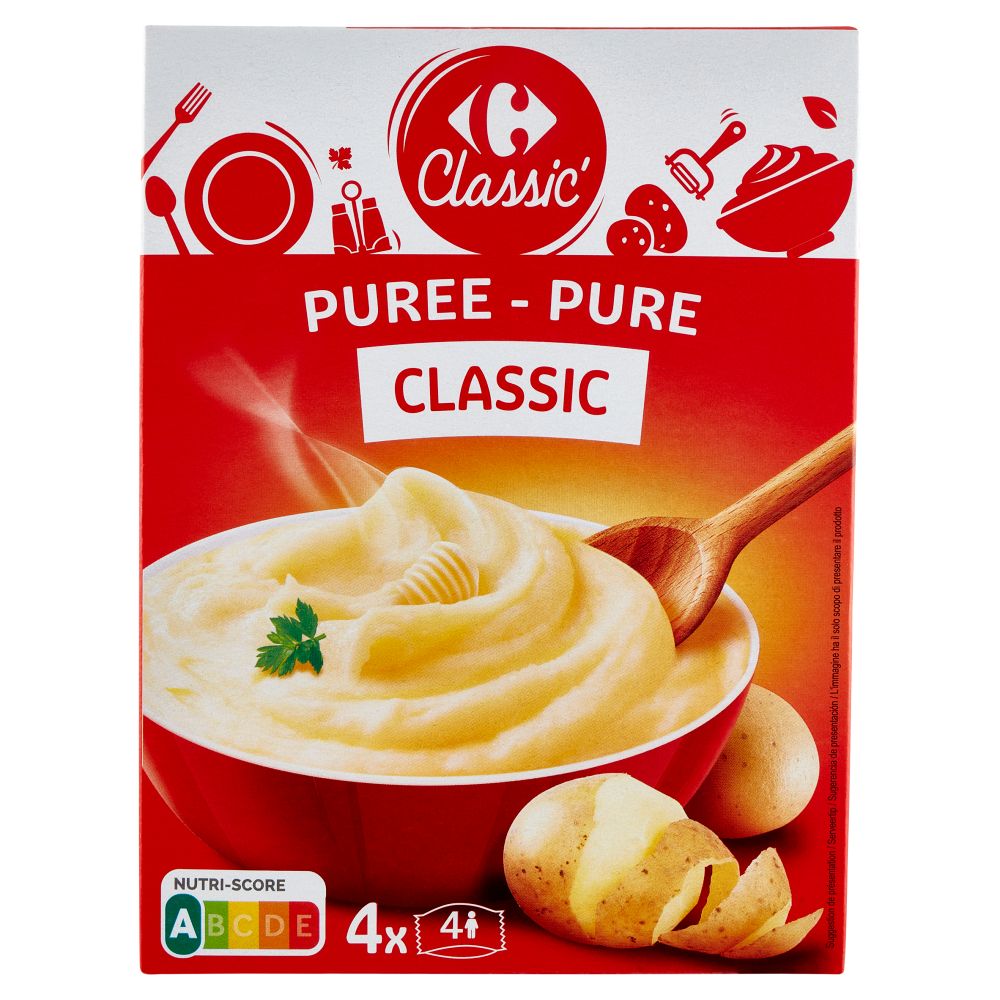 CRF MASHED კარტოფილის პიურე 4 პაკეტი × 125 გ/3560070047376