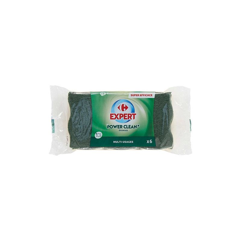 MULTI USE მწვანე VEGETABLE SPONGE-6ც/3560071094584