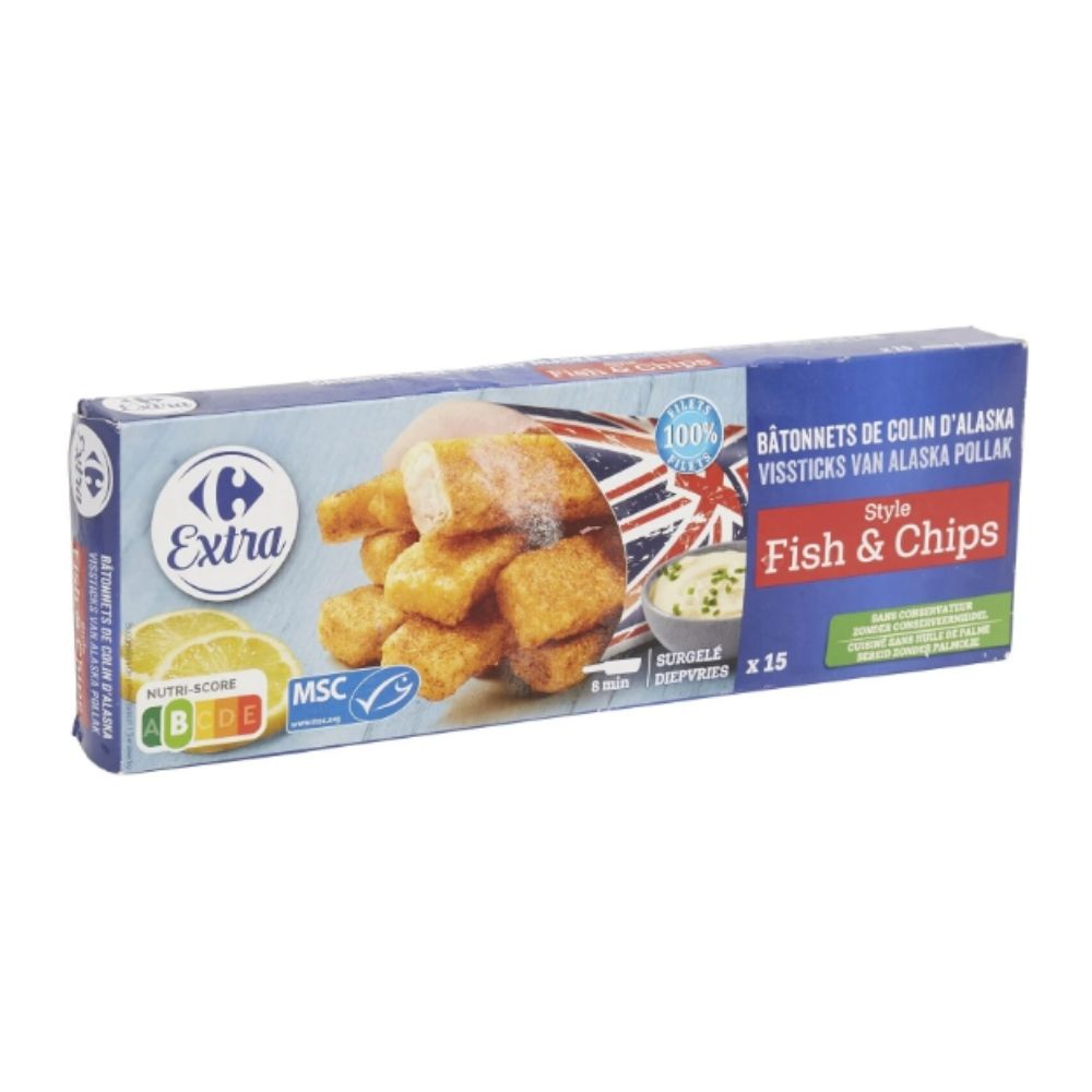 CRF თევზის ჩხირები 15X27გ/3560071414948