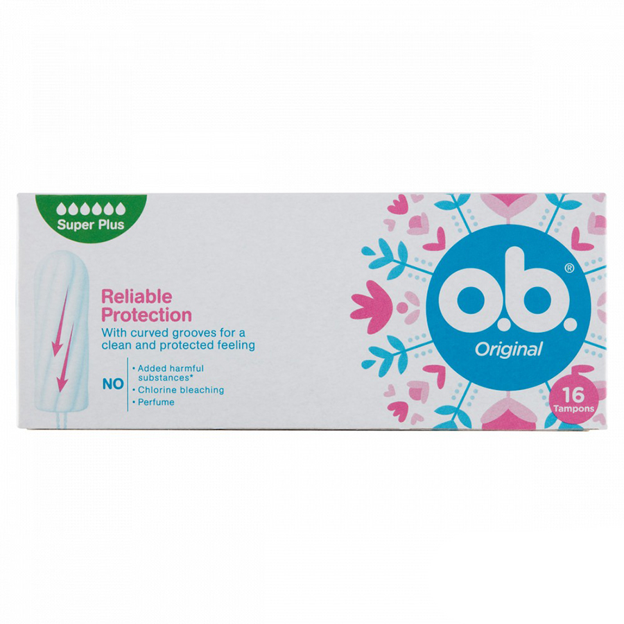 O.B. ტამპონი სუპერ პლიუსი 16ც/3574661350196