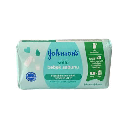 JOHNSONS BABY მყარი საპონი რძე 90 გრ (ჯონსონს ბეიბი)