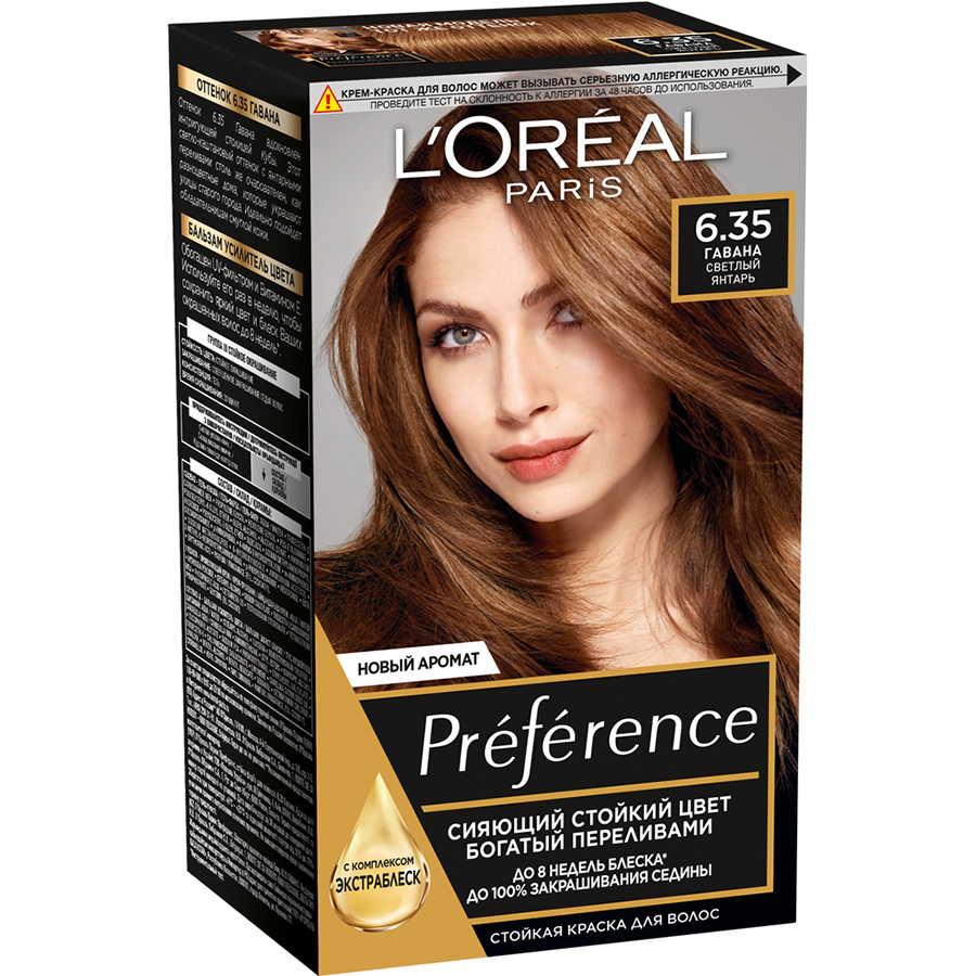 LOREAL Paris Preference N 6.35 თმის საღებავი 174 მლ (ლორეალი)