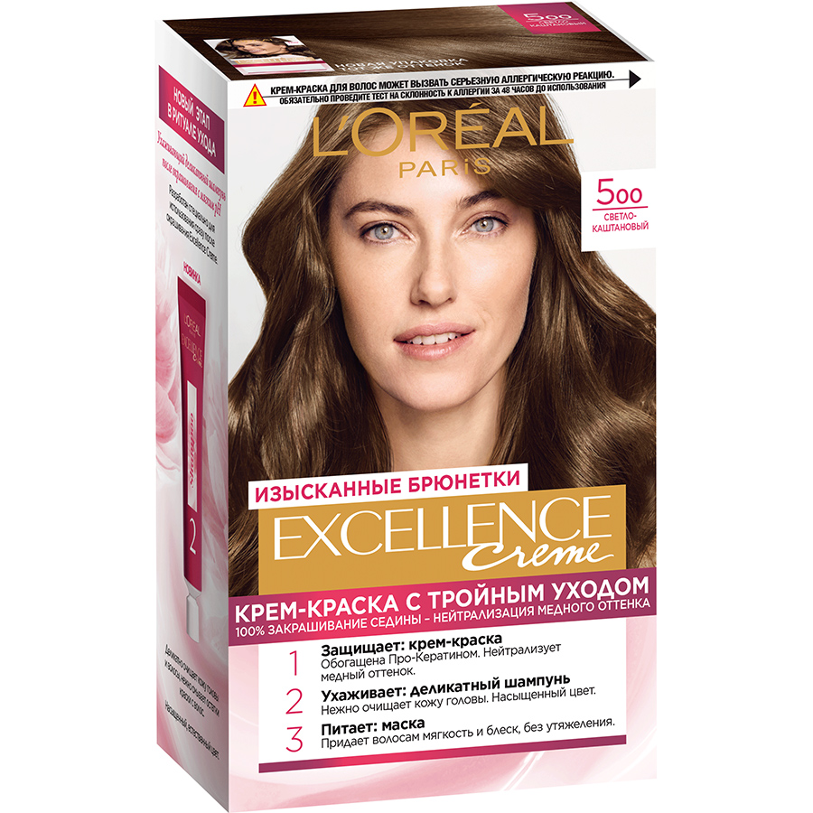LOREAL Paris Excellence N 500 თმის საღებავი 192 მლ (ლორეალი)