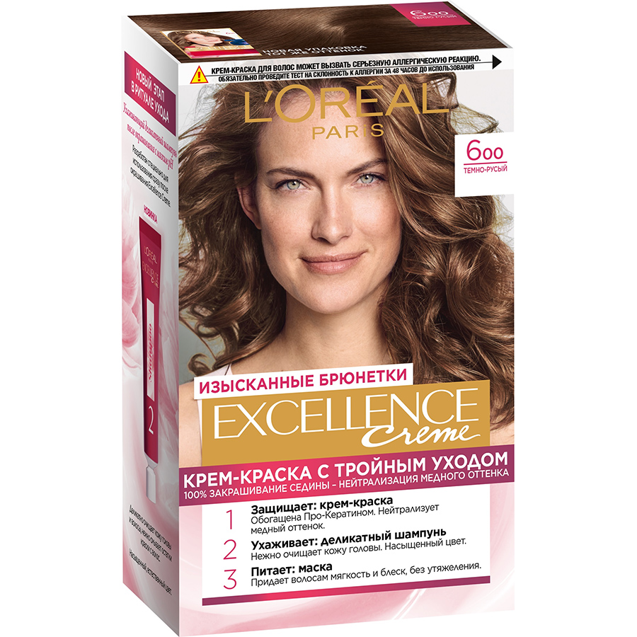 LOREAL Paris Excellence N 600 თმის საღებავი 192 მლ (ლორეალი)