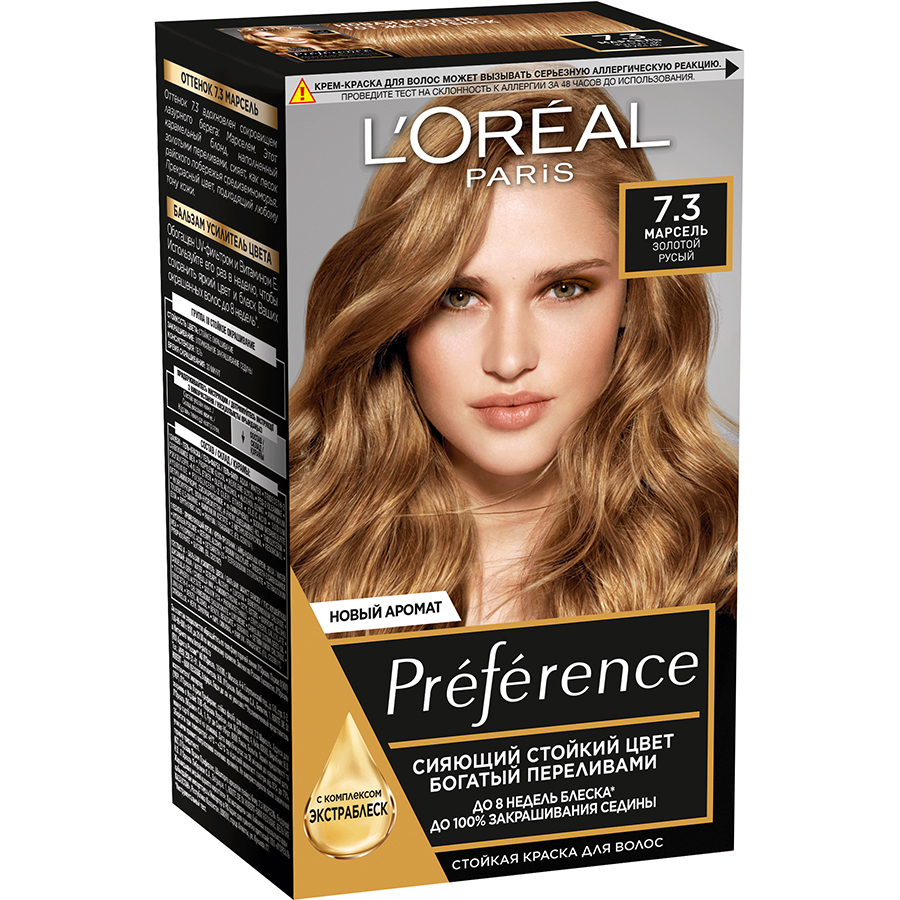 LOREAL Paris Preference N7.3 თმის საღებავი 174 მლ (ლორეალი)