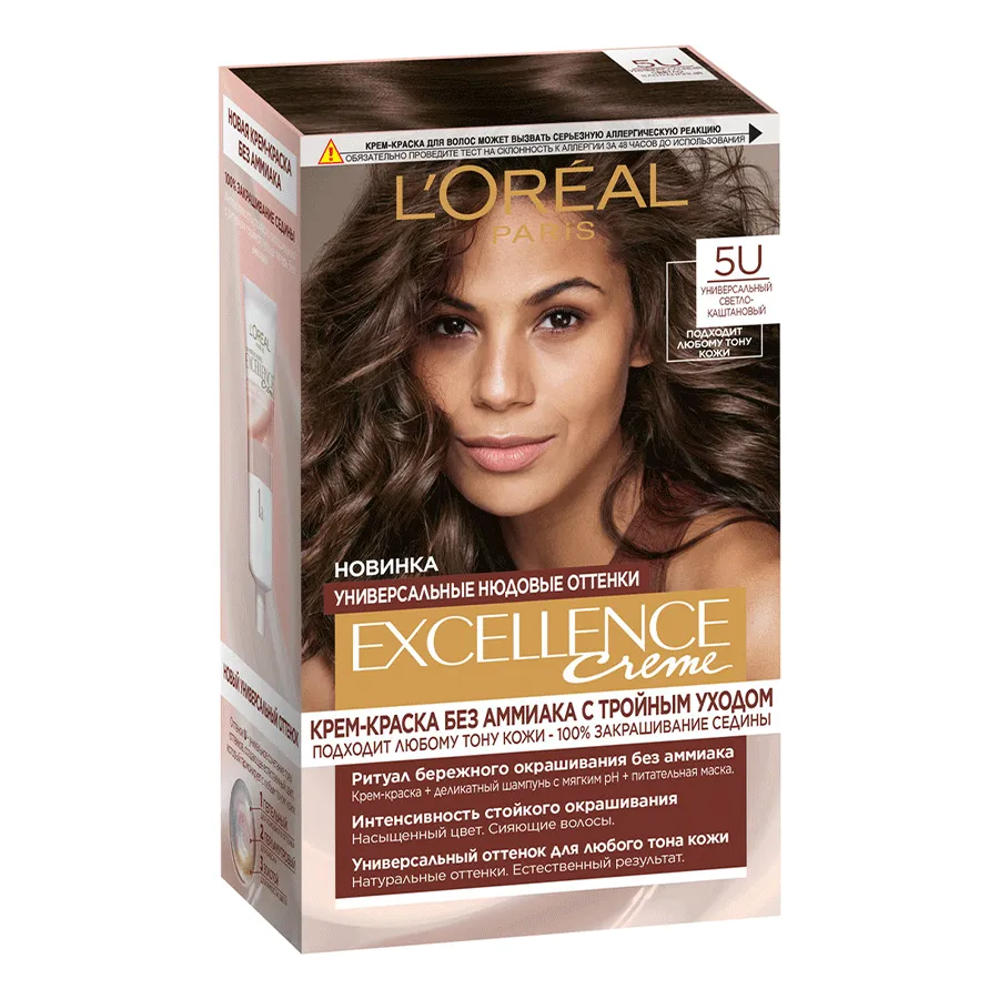 LOREAL Excellence თმის საღებავი 5U (Loreal)