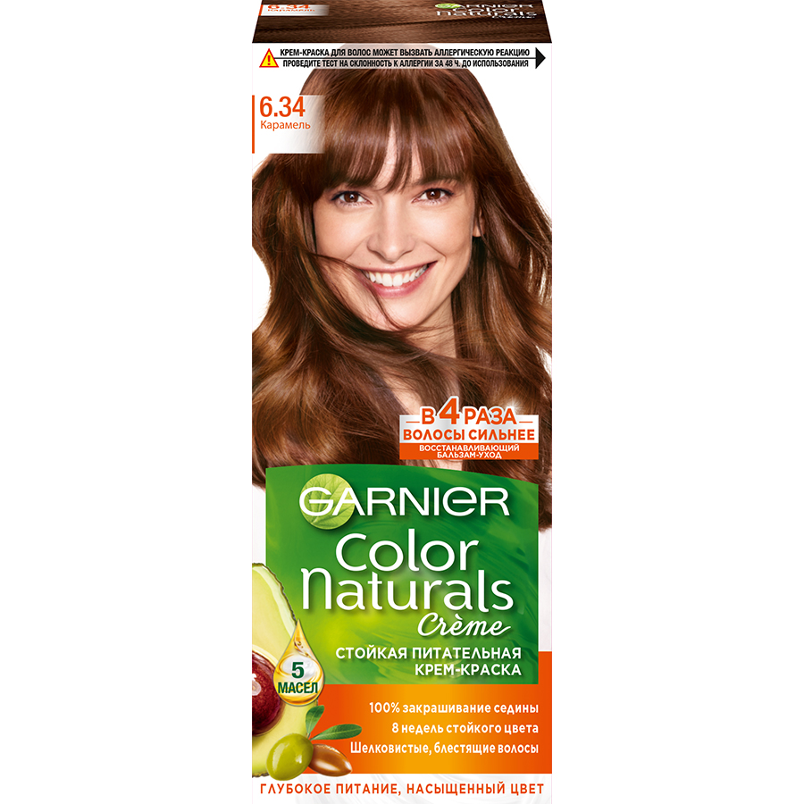 GARNIER Color Naturals N 6.34 თმის საღებავი 110 მლ (გარნიე)