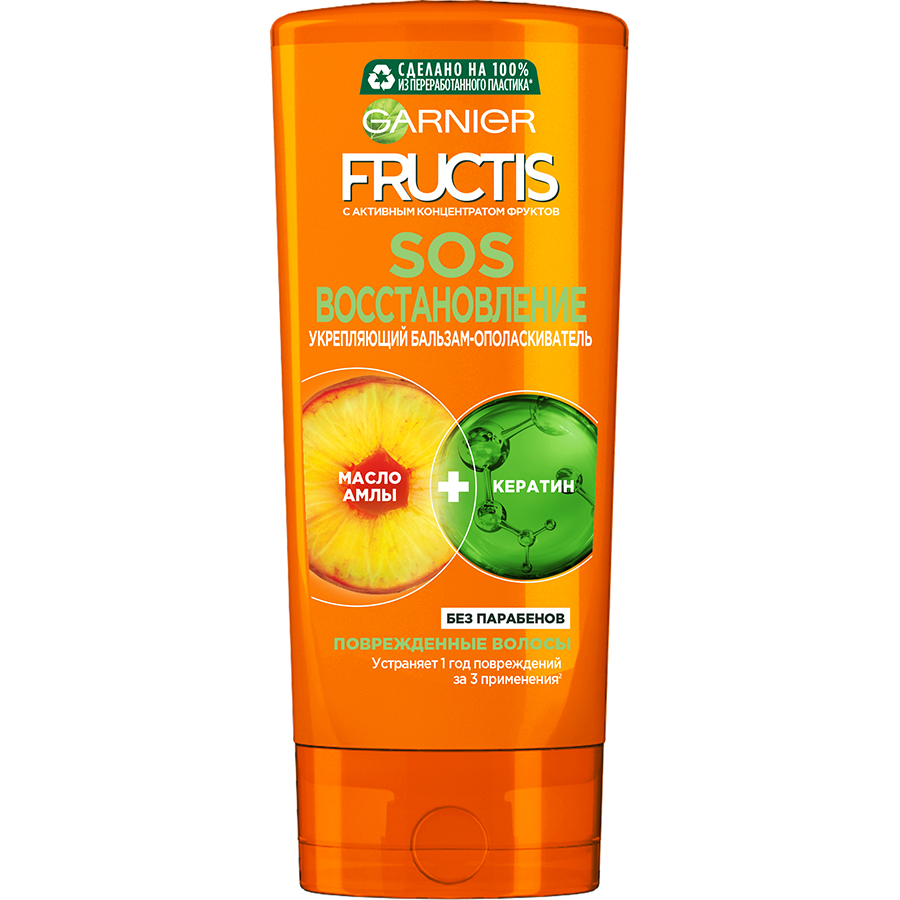 FRUCTIS ბალზამი გაყოფილი ბოლოების-200მლ/3600541285699