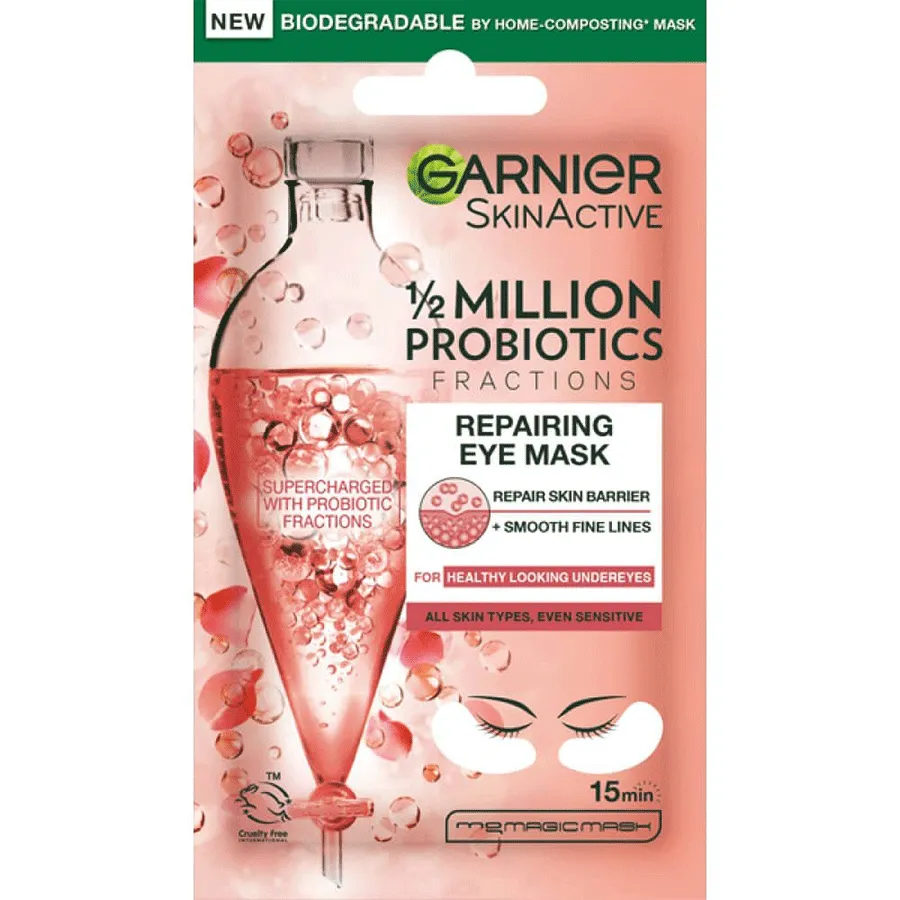 GARNIER სკინ ნატურალს თვალის ნიღაბი აღმდგენი პრებიოტიკებით (გარნიე)