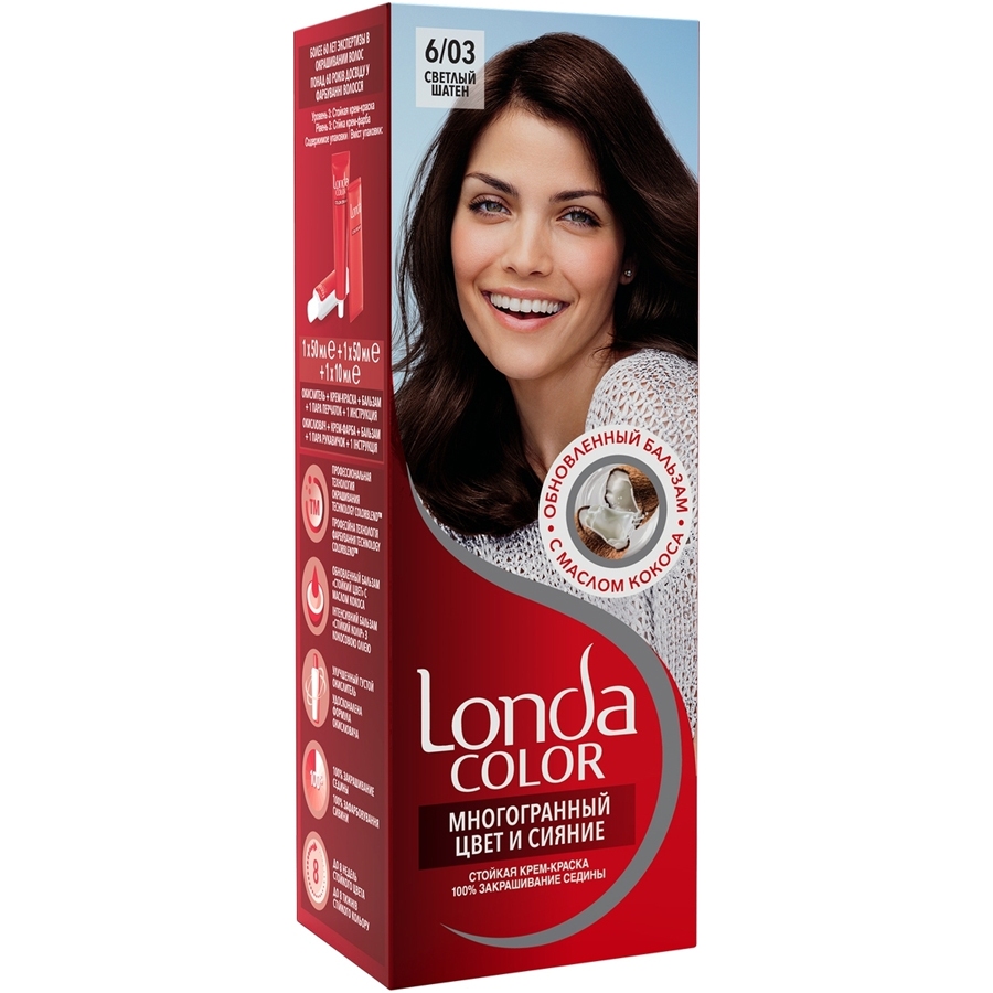 LONDA Color N 6/03 თმის საღებავი (ლონდა)