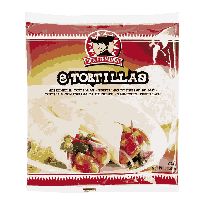ლავაში TORTILAS (8x20 სმ)