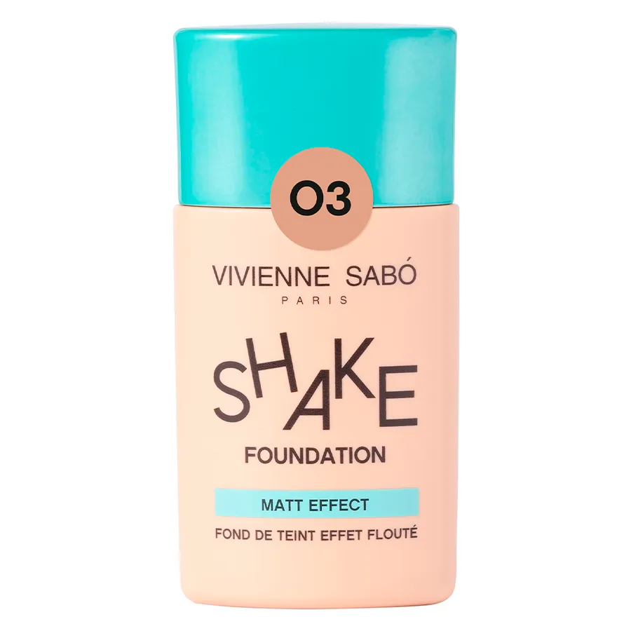 VIVIENNE SABO Shake foundation matt ტონალური კრემი მატონიზირებელი N 03 25 მლ (ვივიენ საბო)