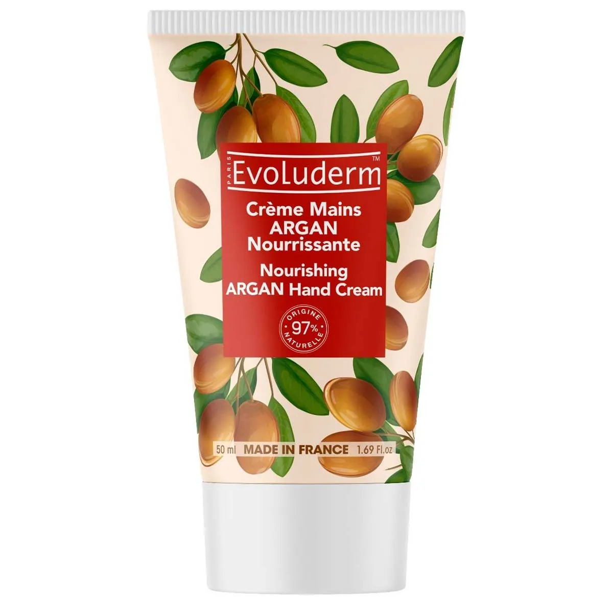 EVOLUDERM ხელის კრემი არგანის ზეთი 50 მლ (ევოლუდერმი)