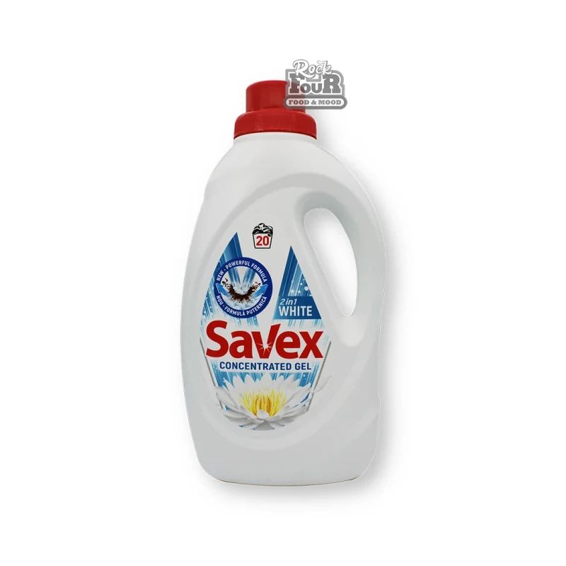 SAVEX თეთრი ქსოვილის სარეცხი სითხე-945მლ/3800024047817
