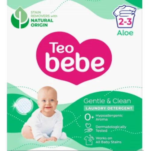 TEO BEBE ბავშვის სარეცხი ფხვნილი ალოე 300 გრ (თეო)