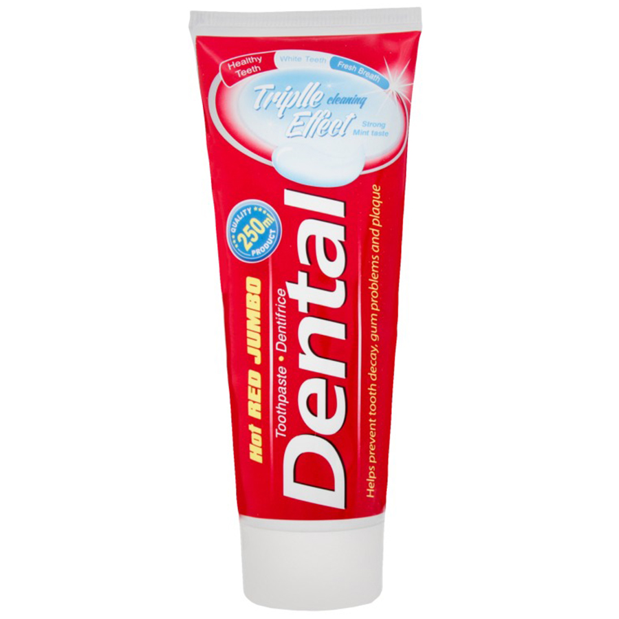 DENTAL კბილის პასტა Dental Jumbo სამმაგი მოქმედება 250 მლ (დენტალ)