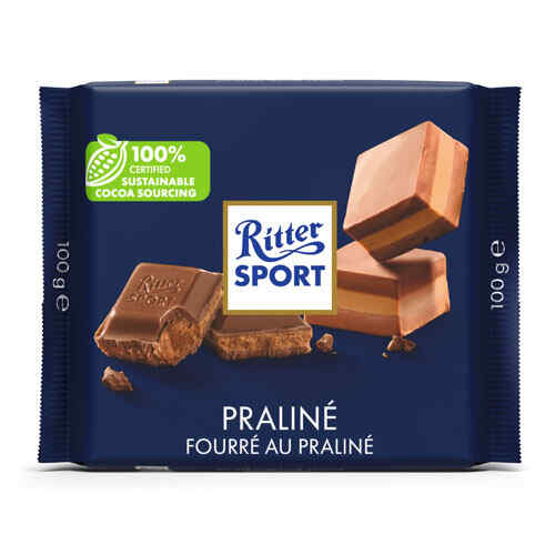Ritter sport- შოკოლადი ნუგათი