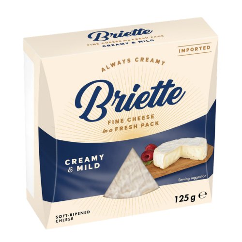 BRIETTE ყველი ნაღების,რბილი-125გრ/4000504149928