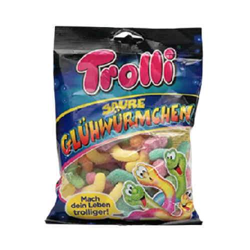 ჟელიბონი მჟავე მატლები /TROLLI/ 200 გრ