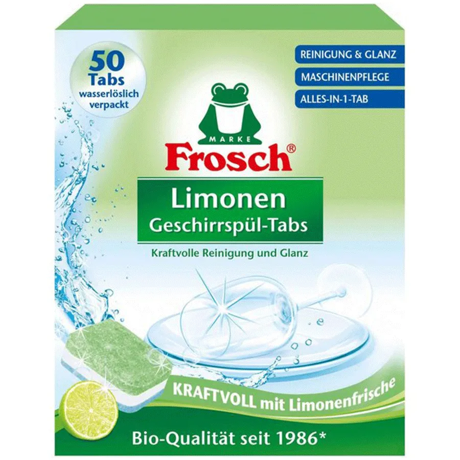 FROSH ჭურჭლის სარეცხი მანქანის ტაბლეტი ლიმონი №50
