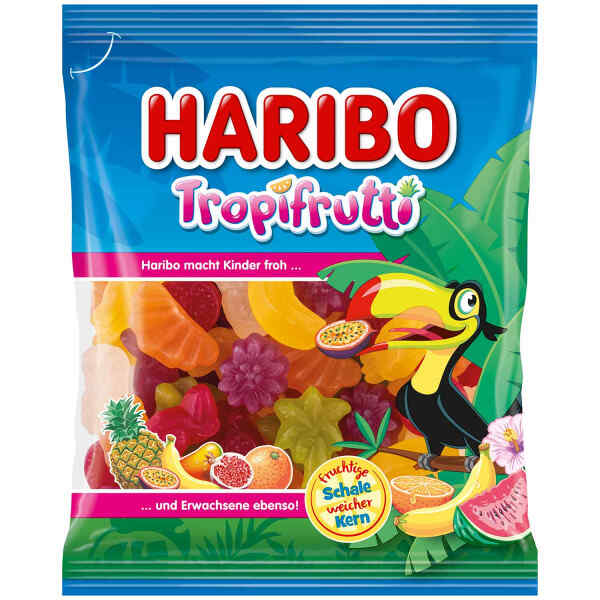HARIBO ჟელიბონი ტროპიკული ხილი