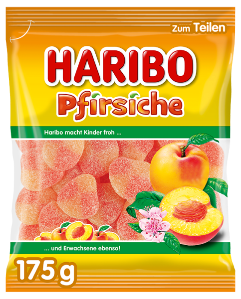 HARIBO ჟელიბონი ატამი
