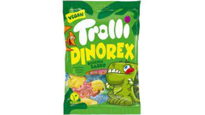 Trolli-ჟელიბონი დინოზავრები 100გრ