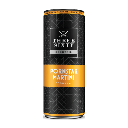 კოქტეილი/ Three sixty/ Pornstar Martini / 10%/ 12*250 მლ