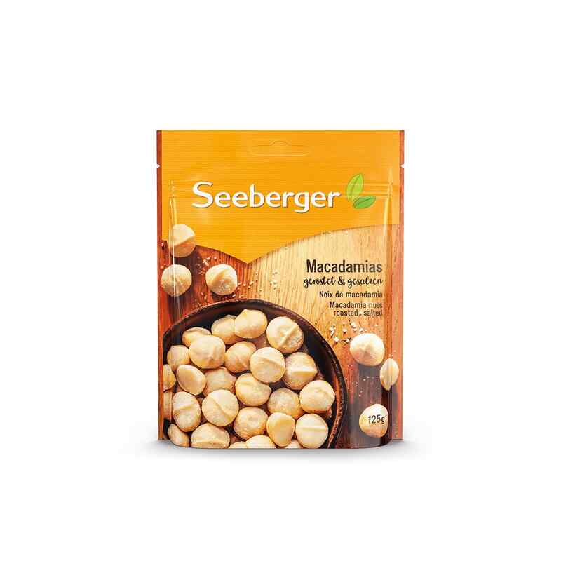 Seeberger-მაკადამია მოხალული, დამარილებული 80გრ*13