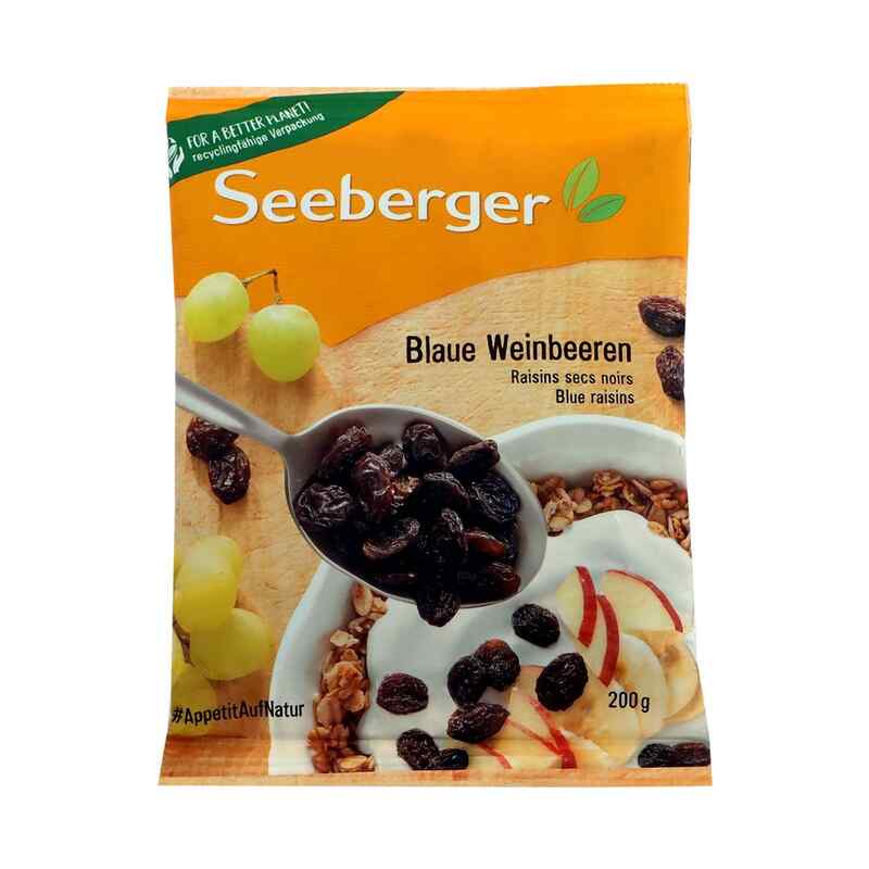 Seeberger-ლურჯი ქიშმიში 200 გრ*13