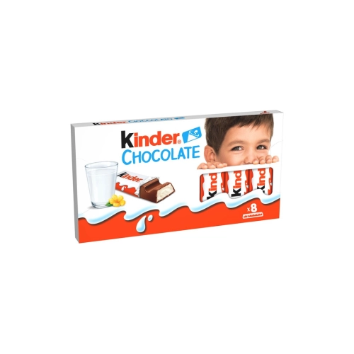 Kinder შოკოლადი რძის შიგთავსით 100გ