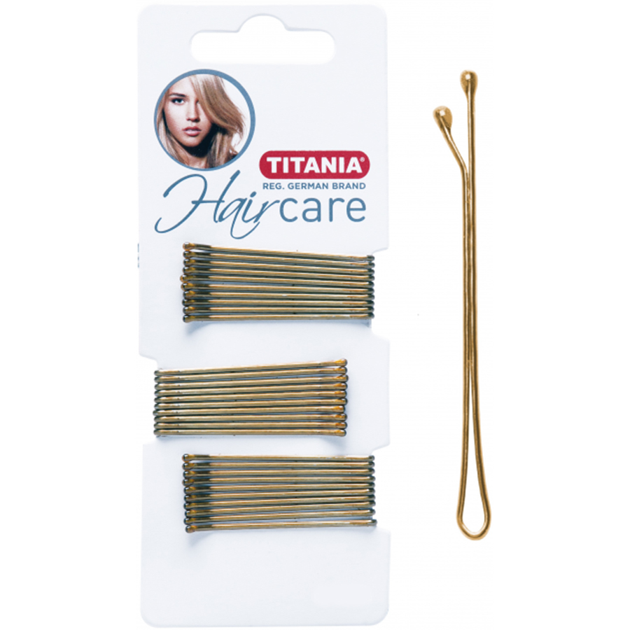 TITANIA თმის სამაგრი ყავისფერი 5 სმ 30 ც (ტიტანია)
