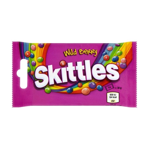 SKITTLES-საღეჭი დრაჟე სკიტლსი ტყის კენკრა 38გრ