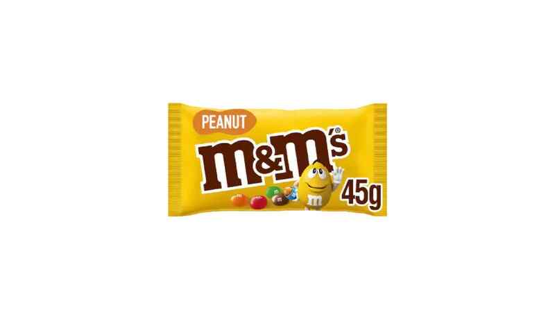 m & m -დრაჟე მიწის თხილით 45 გ (160)
