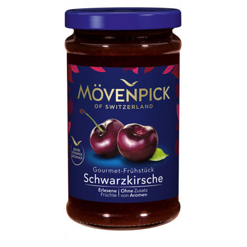 ჯემი /Schwartau/ Movenpick შავი ალუბლის 8*250გრ