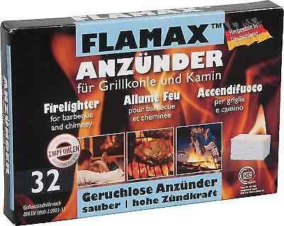 Flamax ცეცხლის დასანთები ბრიკეტები D60 32 ცალი