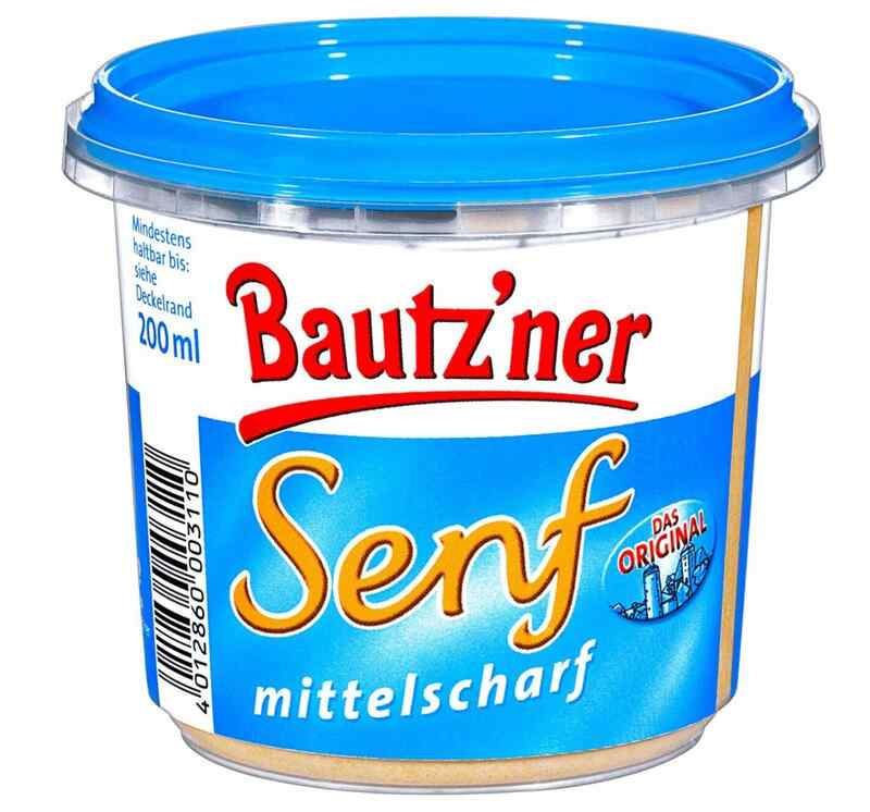 BAUTZNER-მდოგვი ნახევრად მწარე