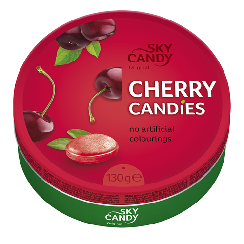 SKY CANDY კანფეტები ალუბლის-130გრ/4013197062061