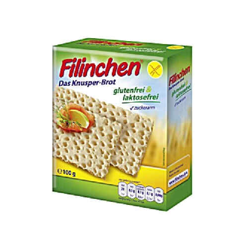 ხრაშუნა პური გლუტენის გარეშე /FILINCHEN/ 100 გრ